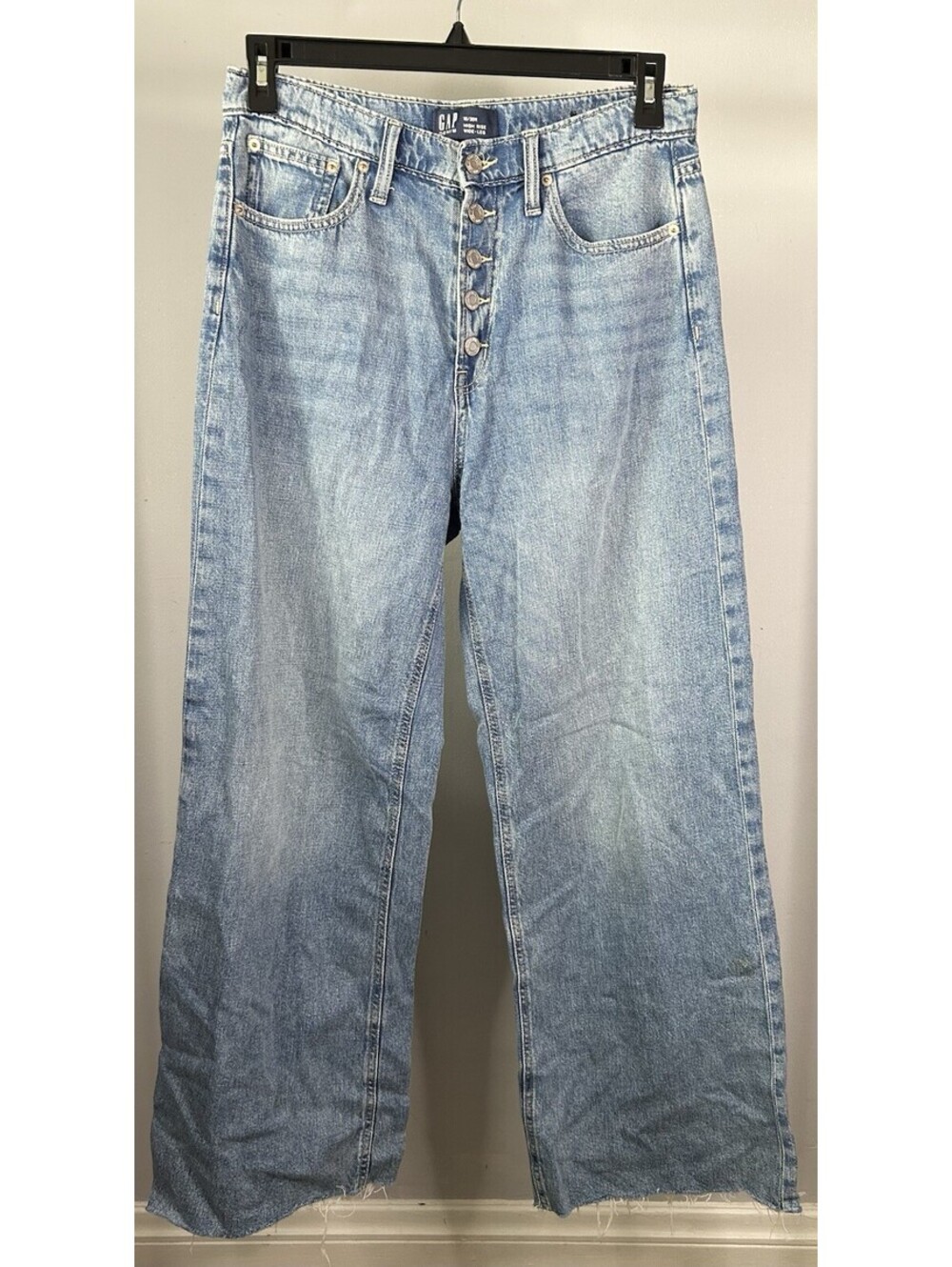 GAP Denim High Rise Wide Leg Button Fly Jeans Women’s Size 10/30R